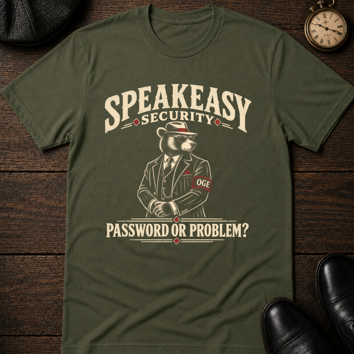 Password or Problem? Speakeasy Security T-Shirt