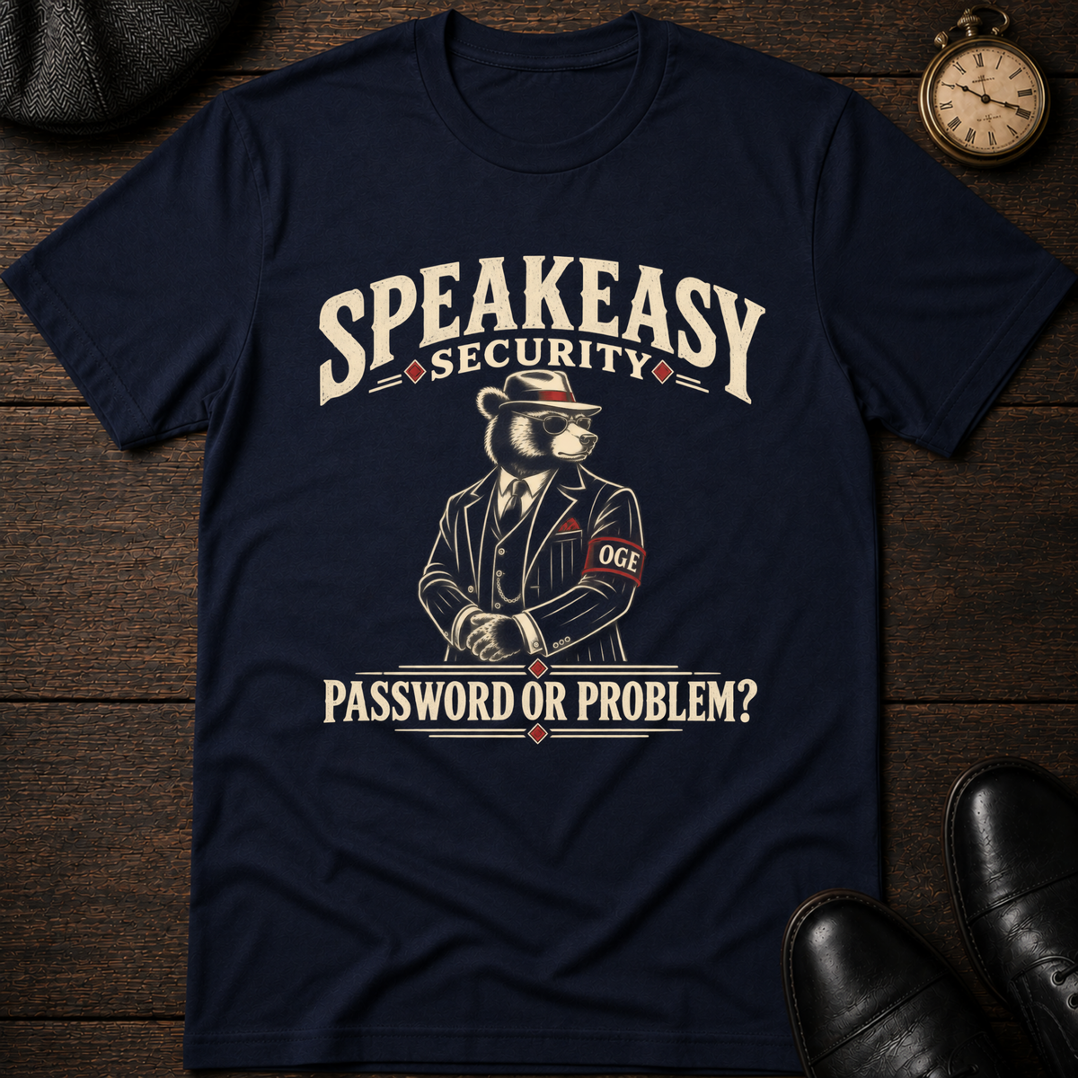 Password or Problem? Speakeasy Security T-Shirt