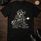 Raccoon Gangster T-Shirt