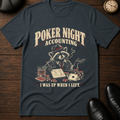 Poker Night Accounting T-Shirt