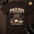 Poker Night Accounting T-Shirt