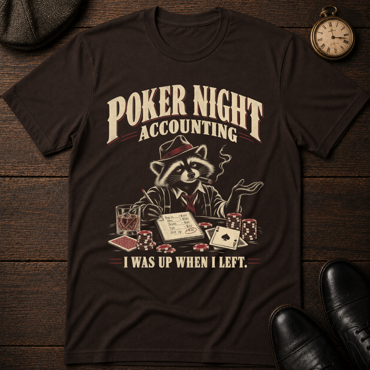 Poker Night Accounting T-Shirt