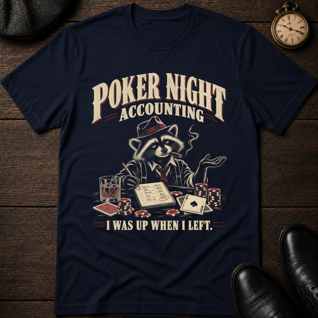 Poker Night Accounting T-Shirt
