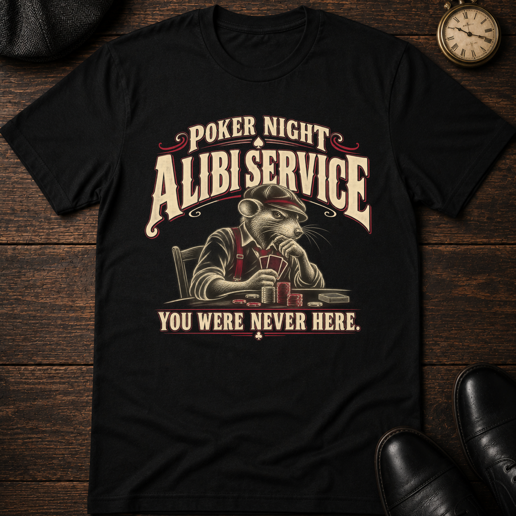Poker Night Alibi Service T-Shirt