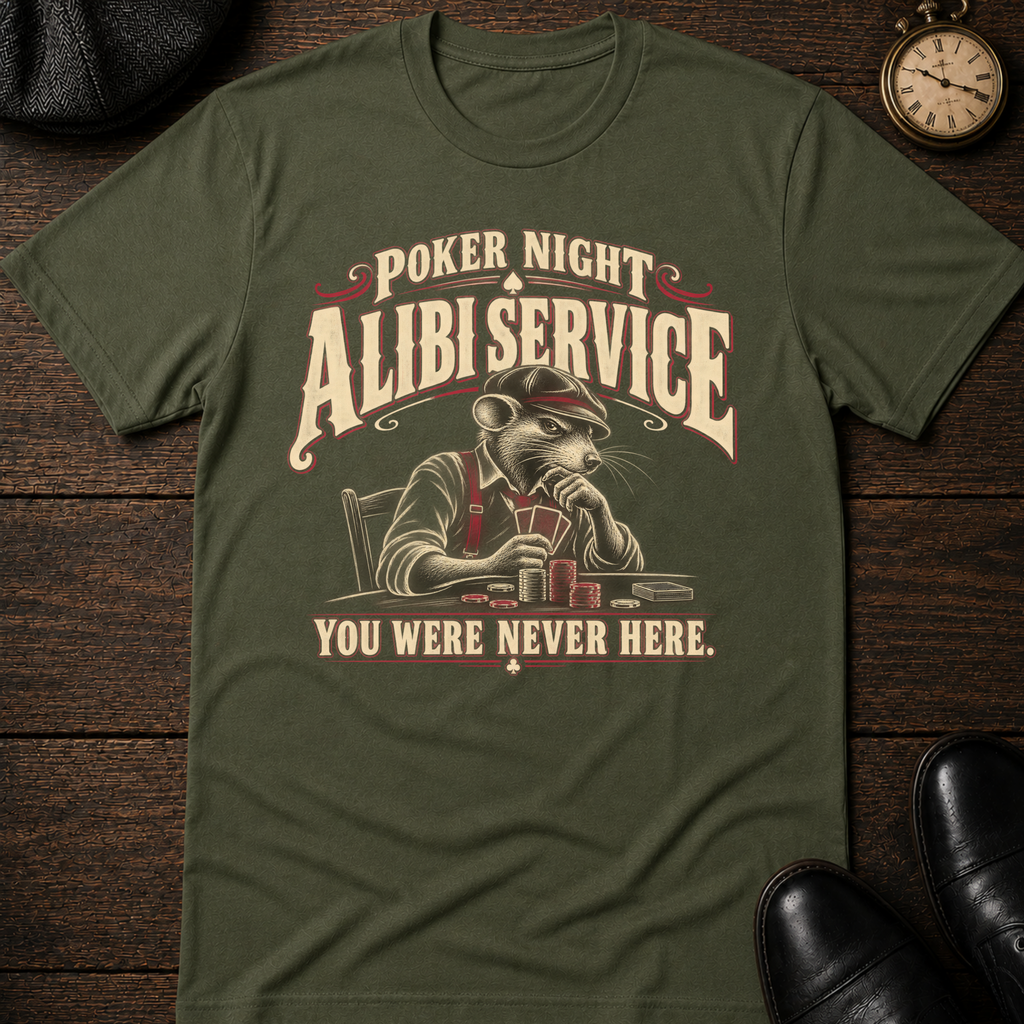Poker Night Alibi Service T-Shirt