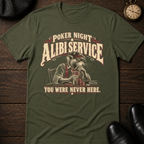 Poker Night Alibi Service T-Shirt