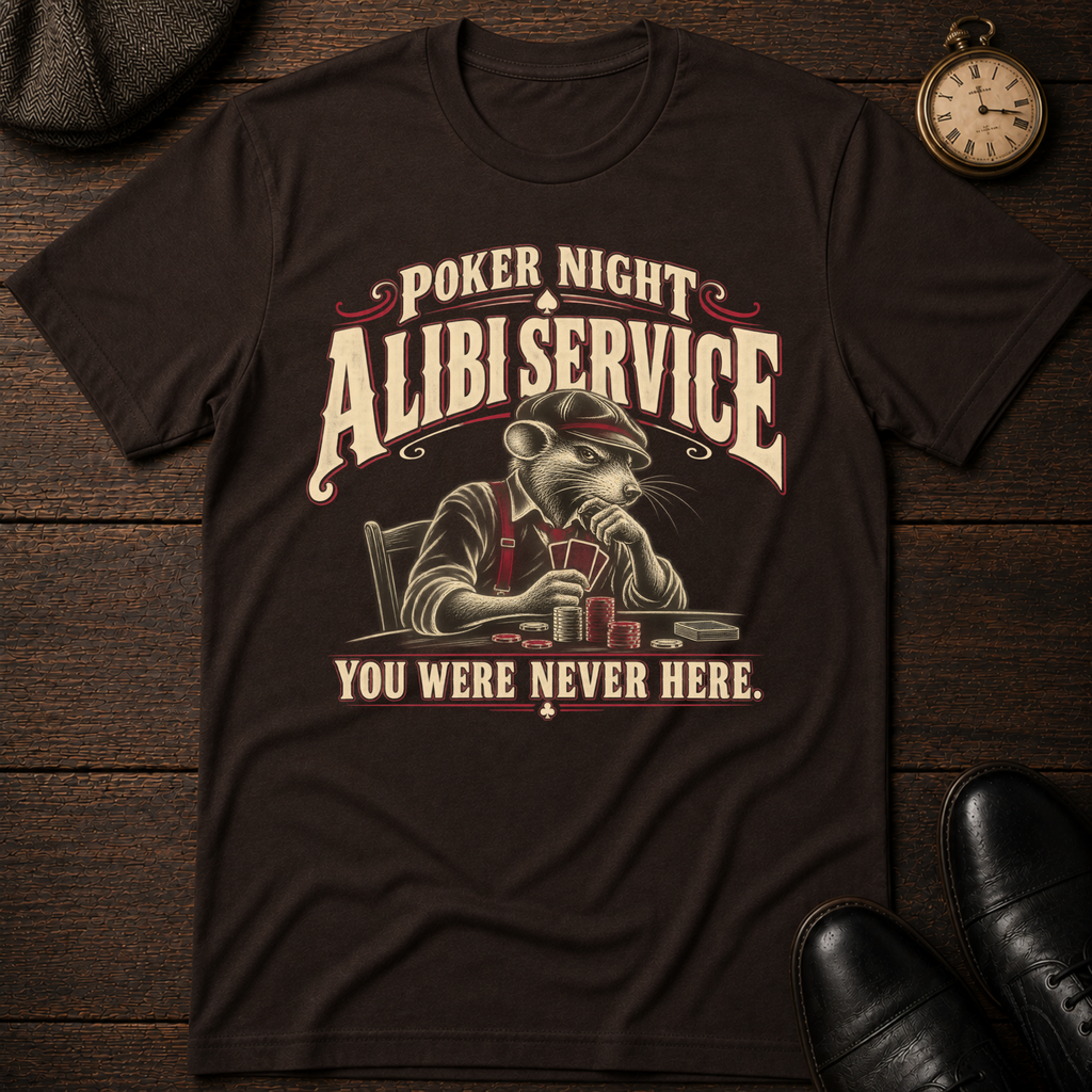 Poker Night Alibi Service T-Shirt