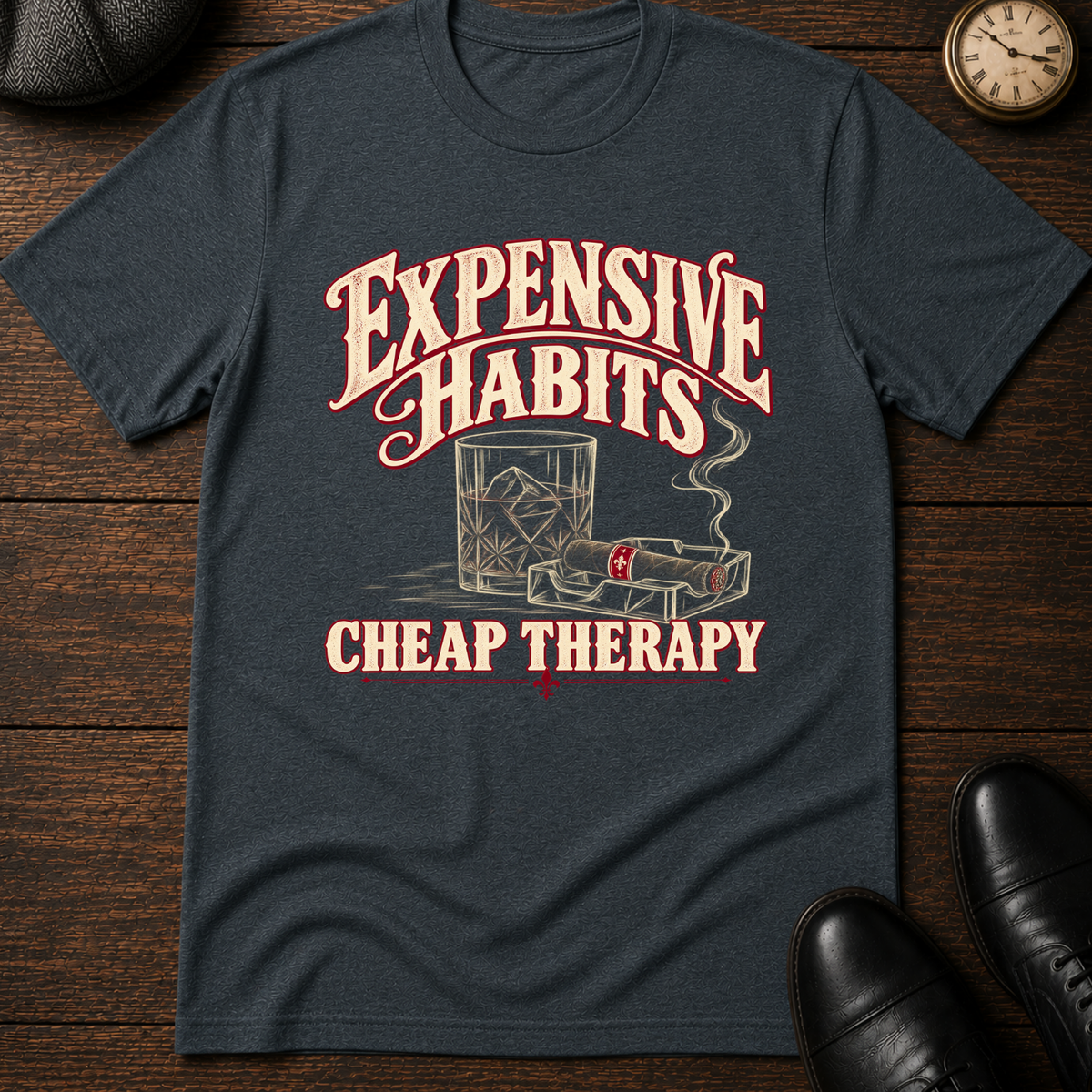 Expensive Habits Cheap Therapy T-Shirt