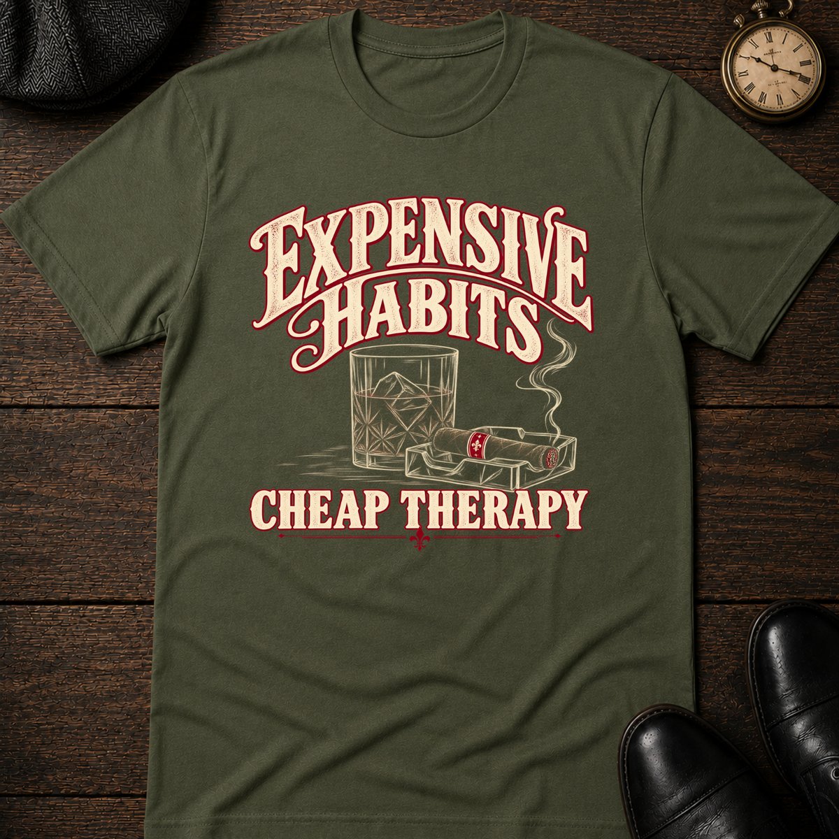 Expensive Habits Cheap Therapy T-Shirt