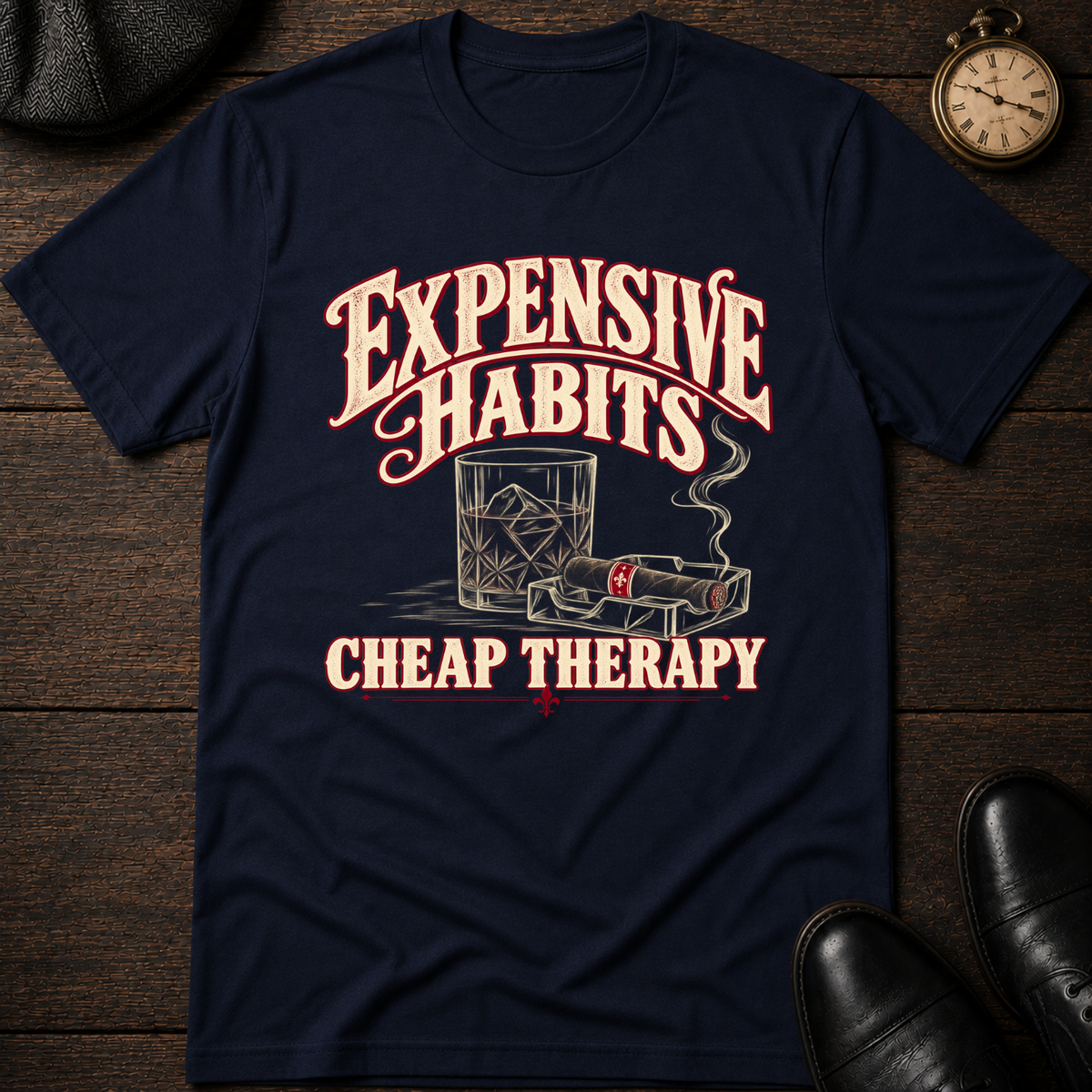 Expensive Habits Cheap Therapy T-Shirt