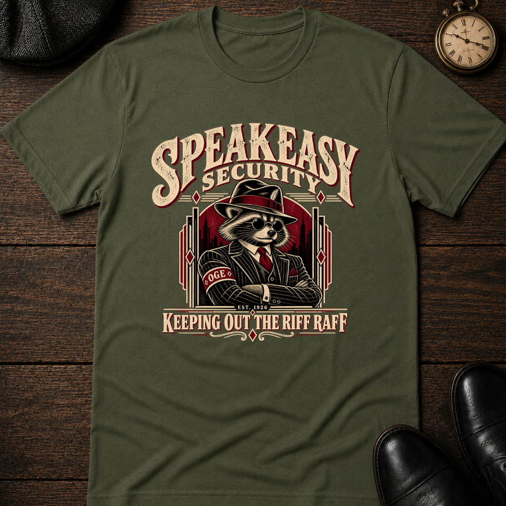 Raccoon Security T-Shirt