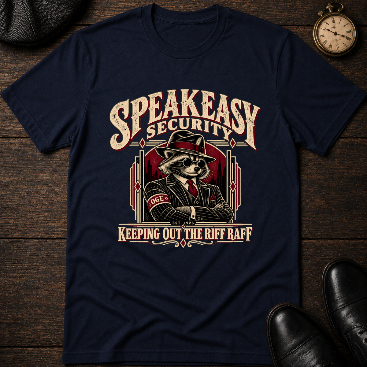 Raccoon Security T-Shirt