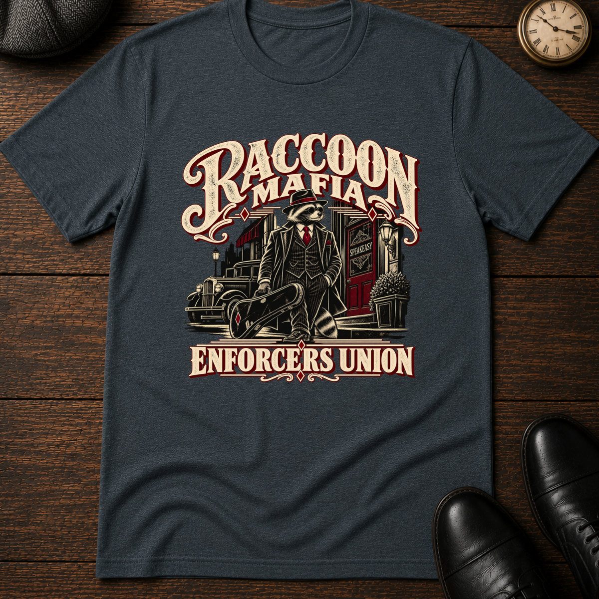 Raccoon Mafia Enforcers T-Shirt