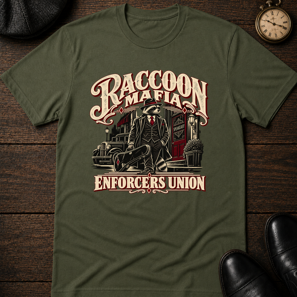 Raccoon Mafia Enforcers T-Shirt