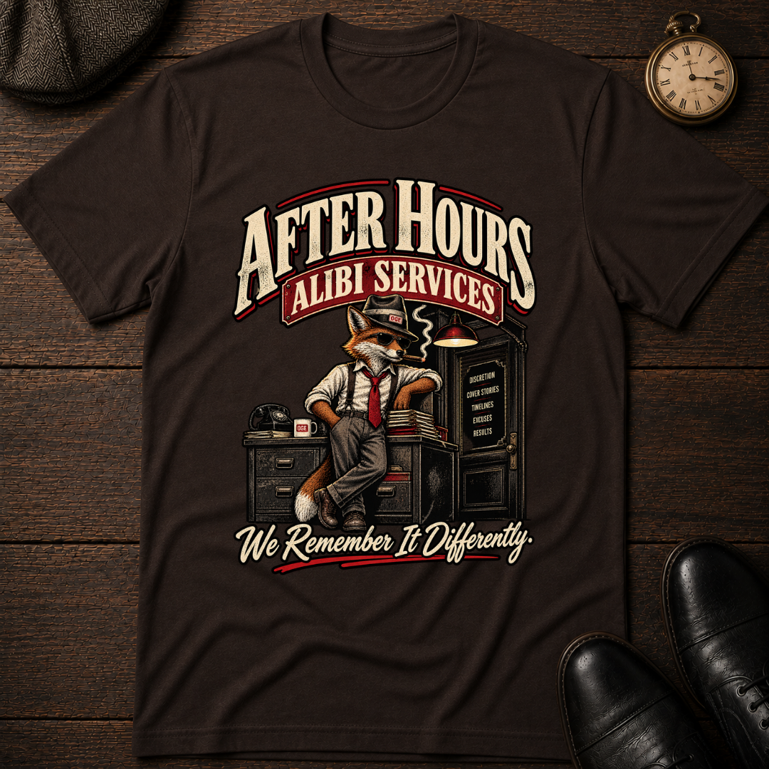 After Hours Alibi Services T-Shirt