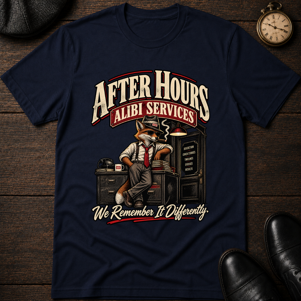 After Hours Alibi Services T-Shirt