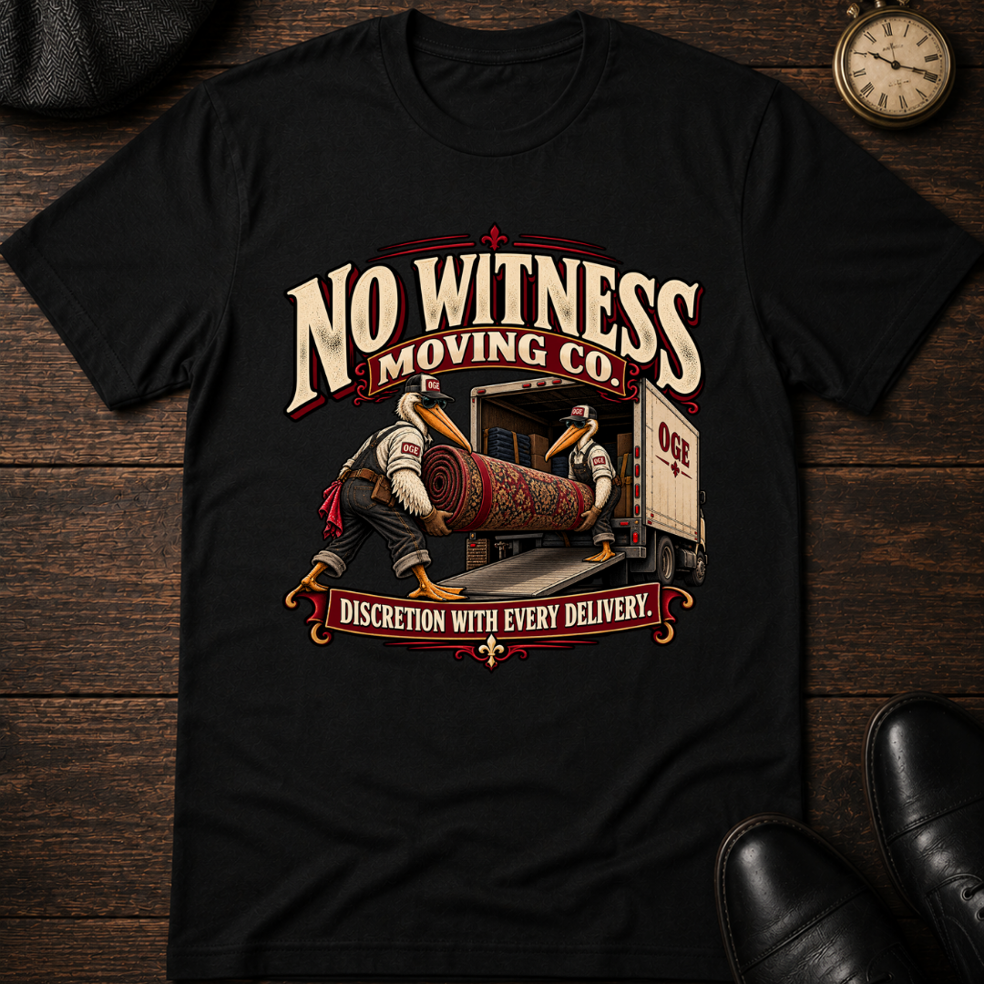 No Witness Moving Co T-Shirt