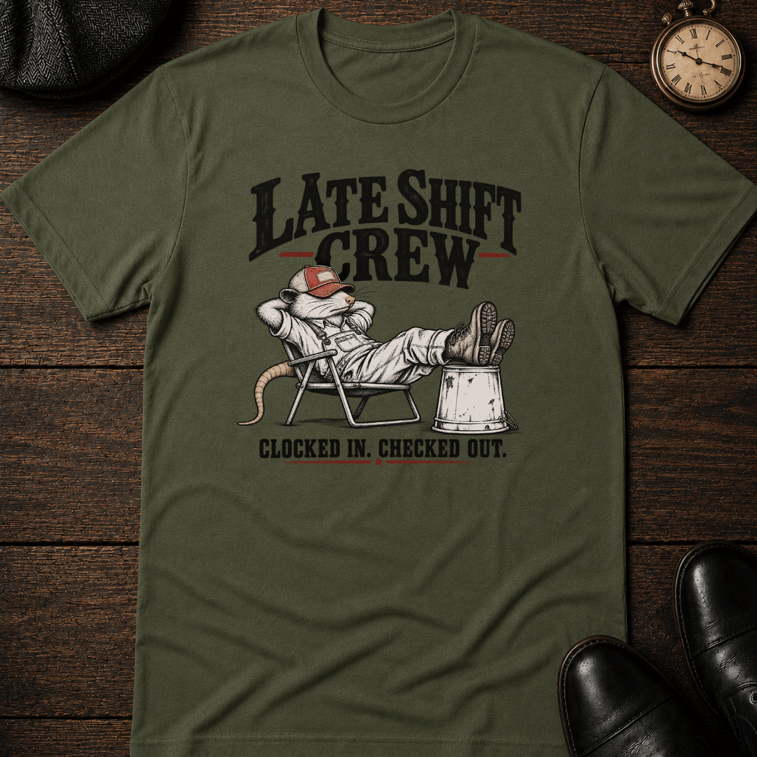 Clocked In Checked Out T-Shirt