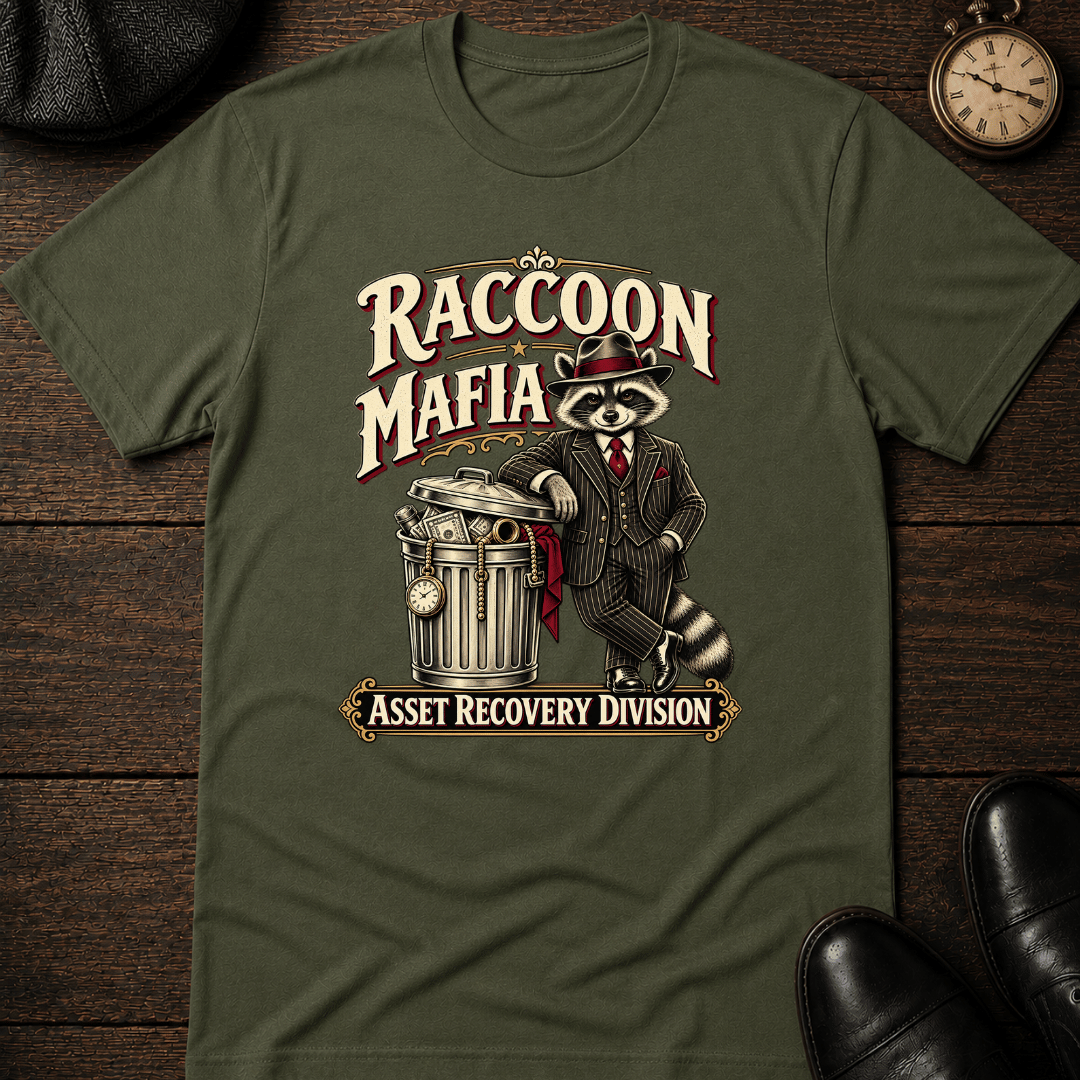Raccoon Mafia-Asset Recovery Div. T-Shirt