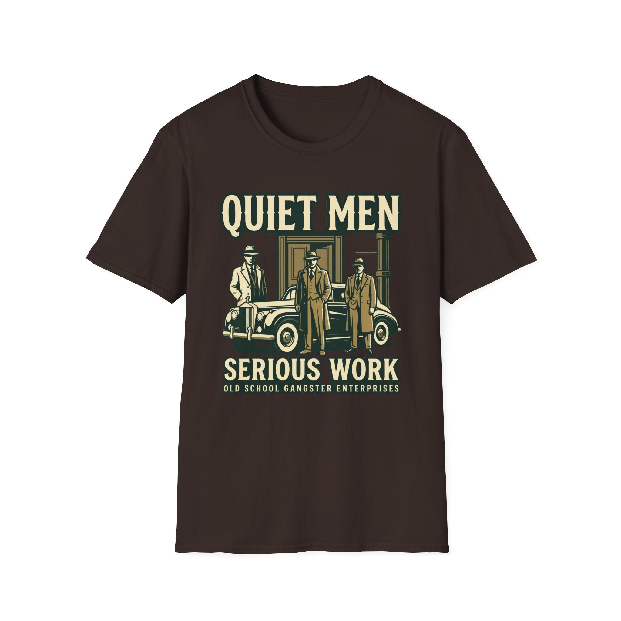 Quiet Men Serious Work T-Shirt