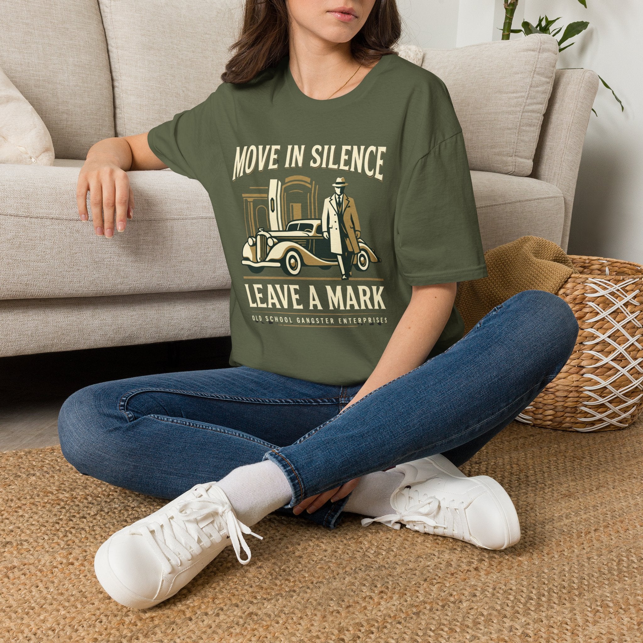 Move in Silence Leave a Mark T-Shirt