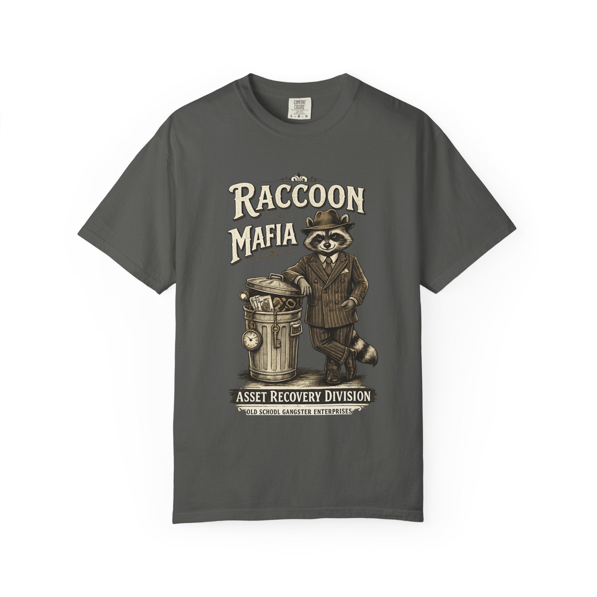 OGE Vintage T-Shirt — Racoon Mafia Distressed Graphic Tee