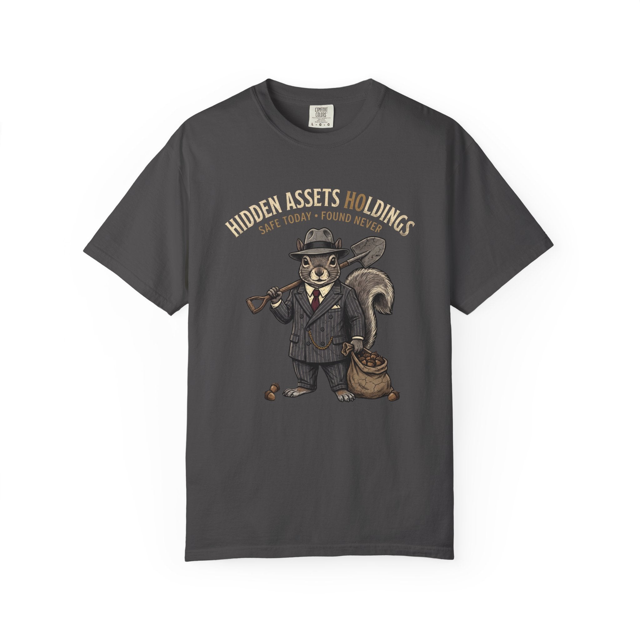 Hidden Assets Holdings Vintage T-Shirt — Distressed Graphic Tee