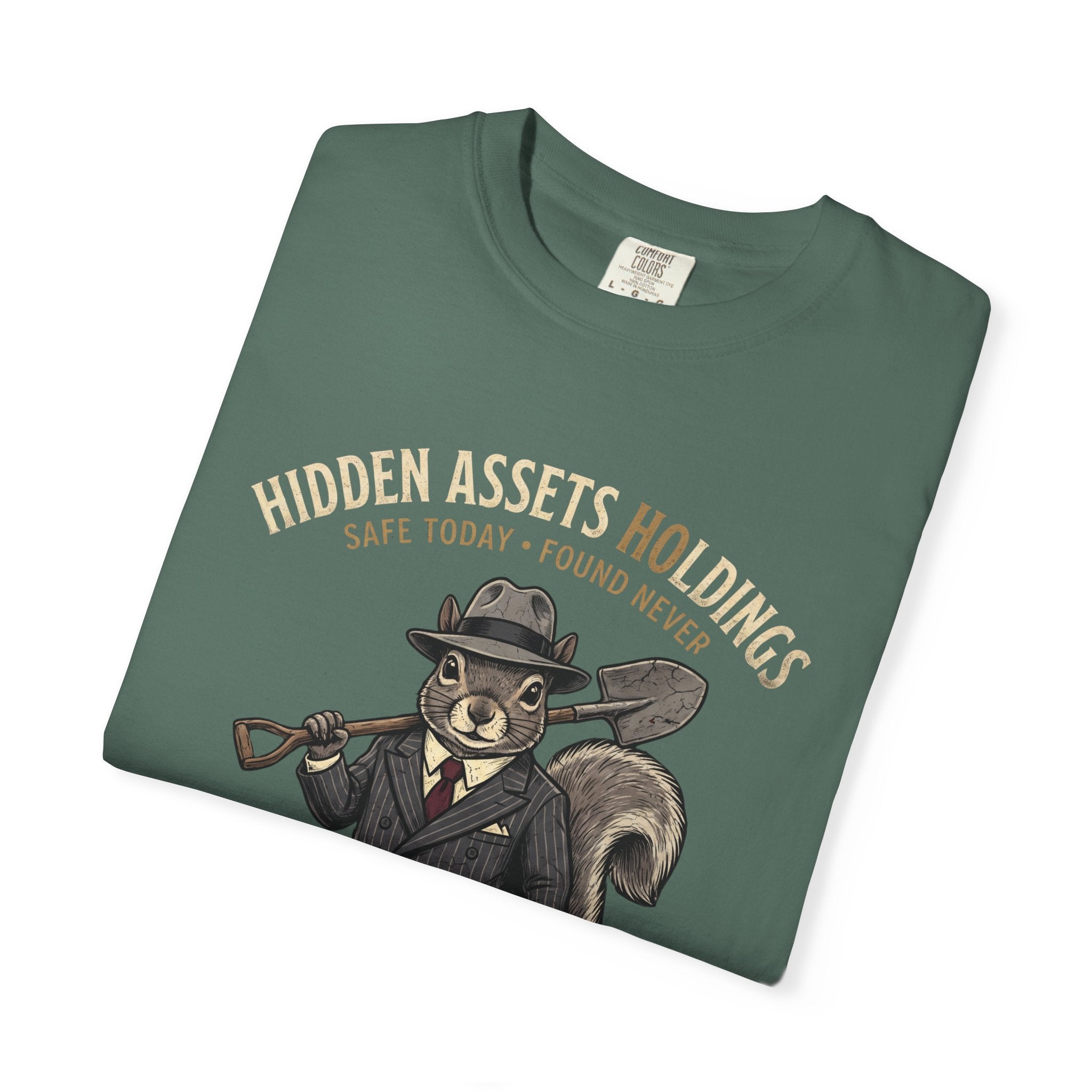 Hidden Assets Holdings Vintage T-Shirt — Distressed Graphic Tee