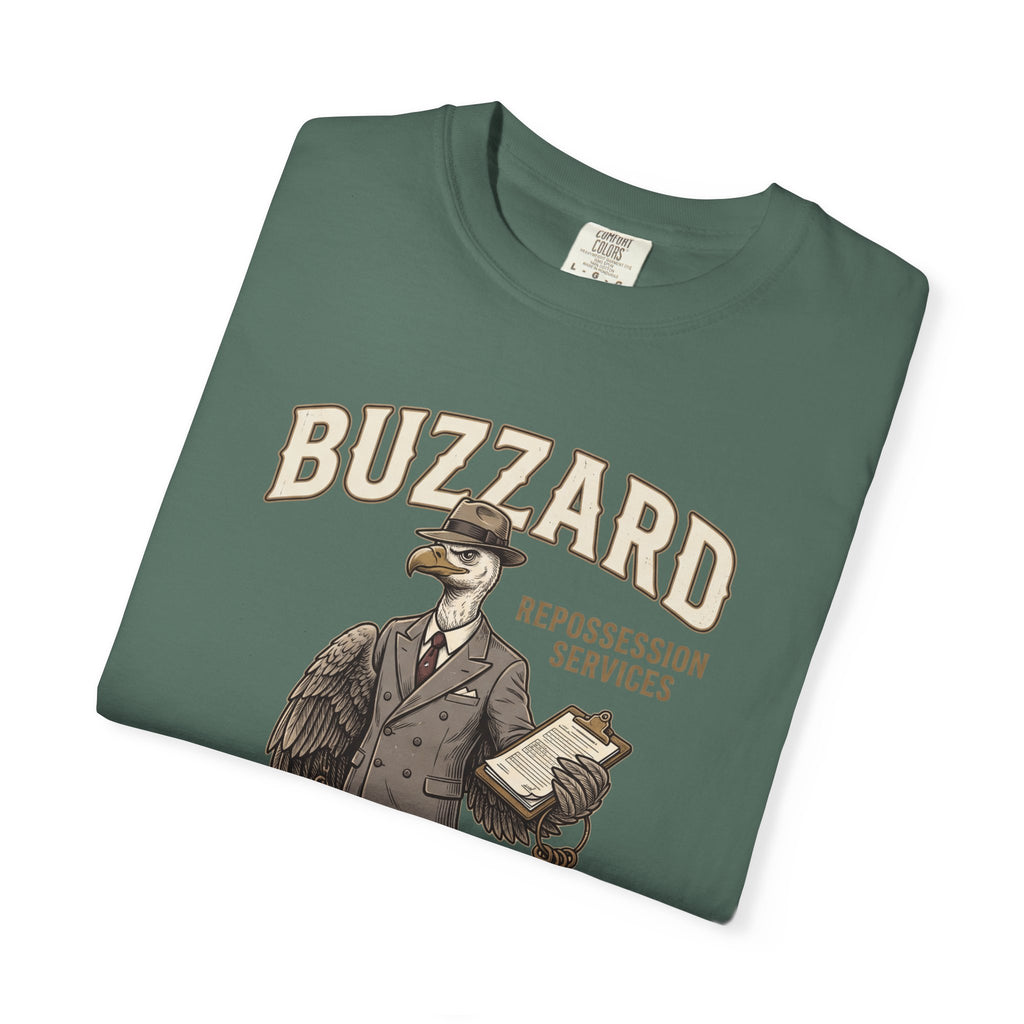 Buzzard Repo Service Vintage T-Shirt — Distressed Graphic Tee