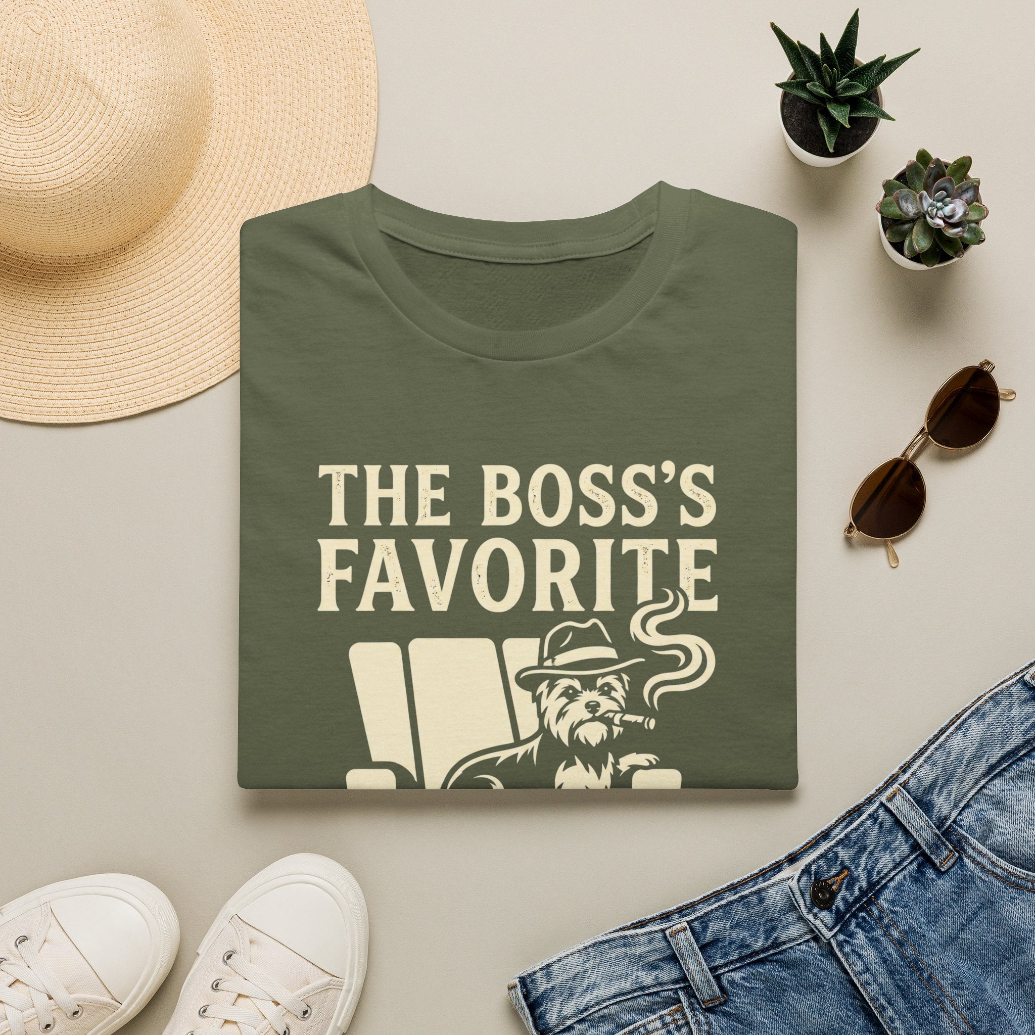 The Boss's Favorite Yorkie T-Shirt