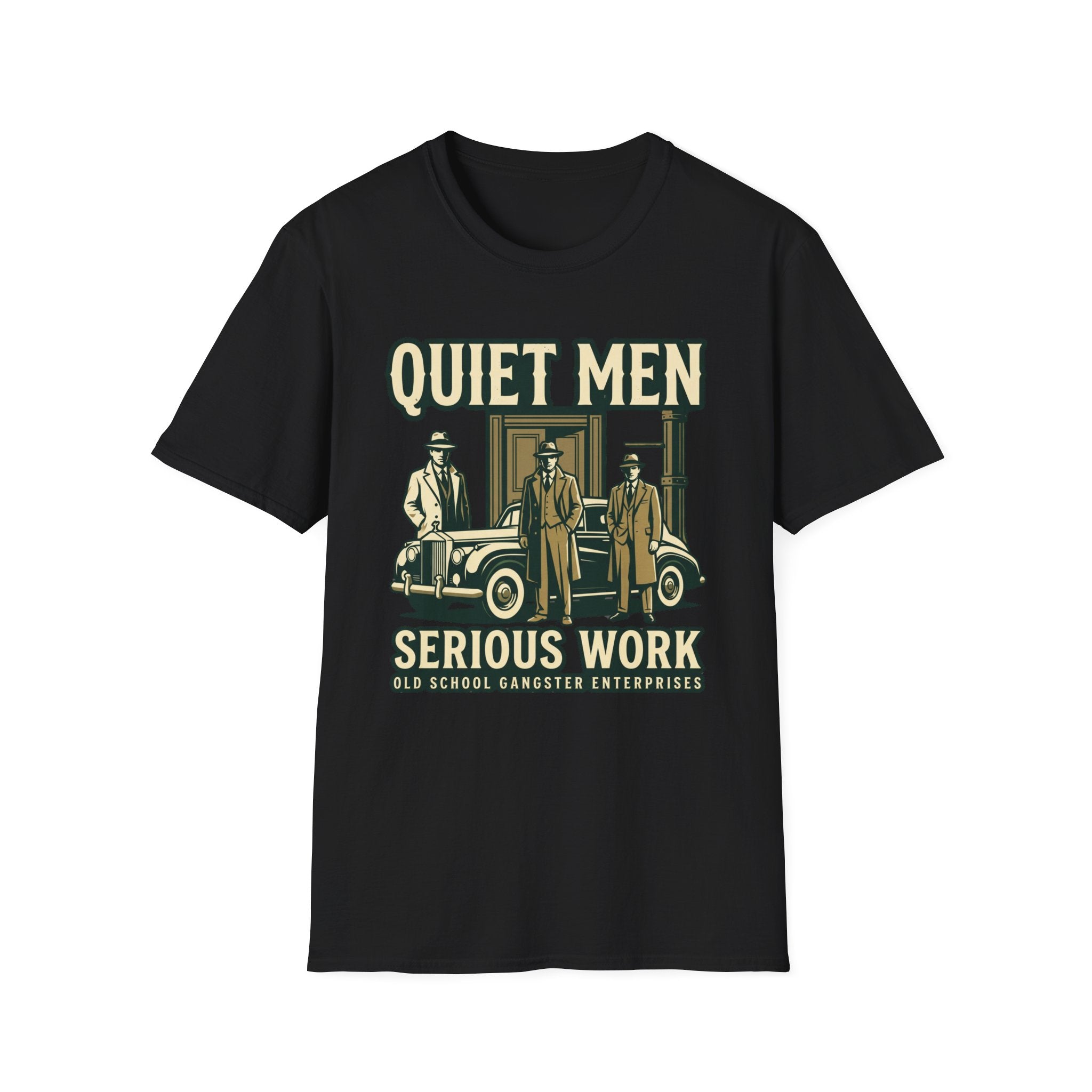 Quiet Men Serious Work T-Shirt