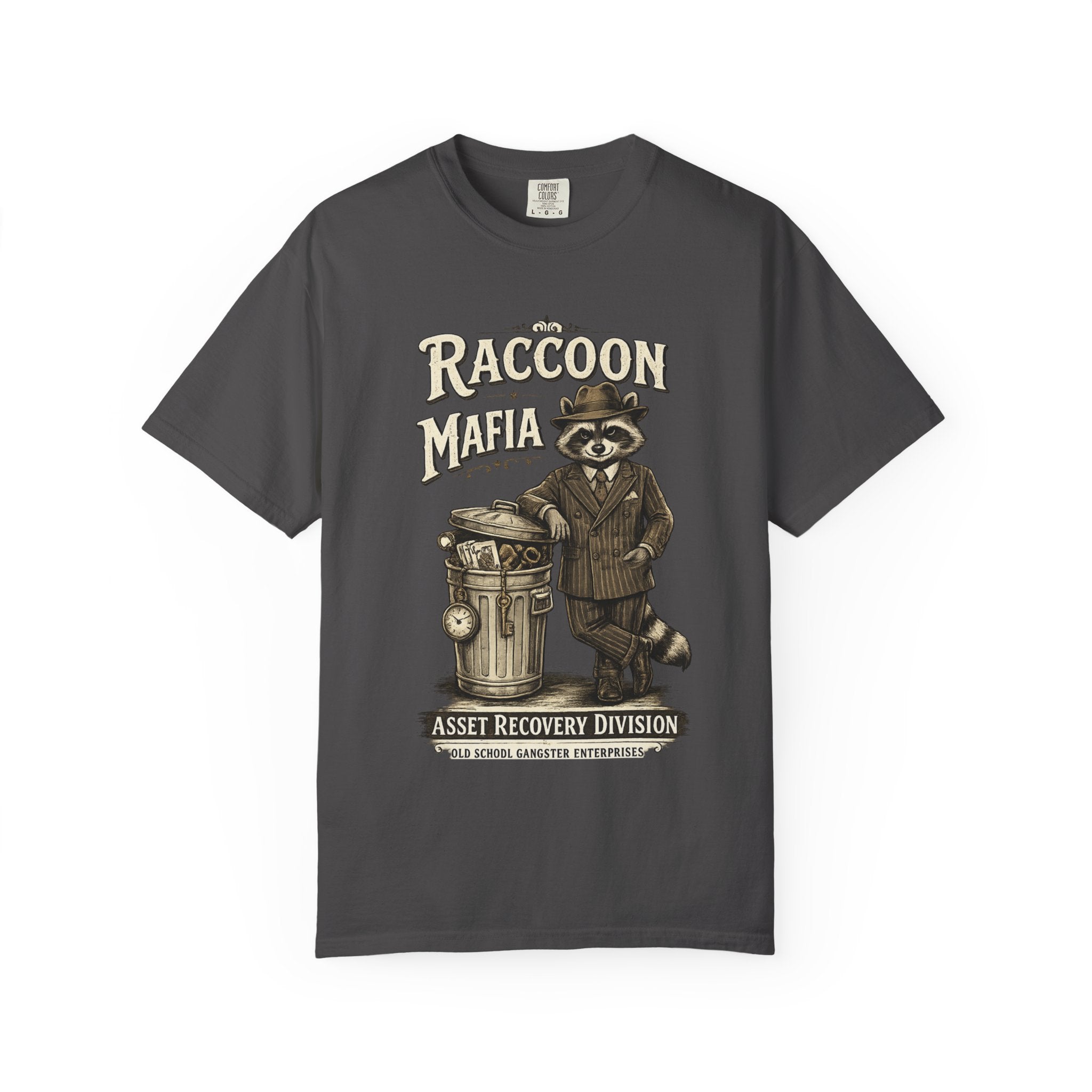 OGE Vintage T-Shirt — Racoon Mafia Distressed Graphic Tee