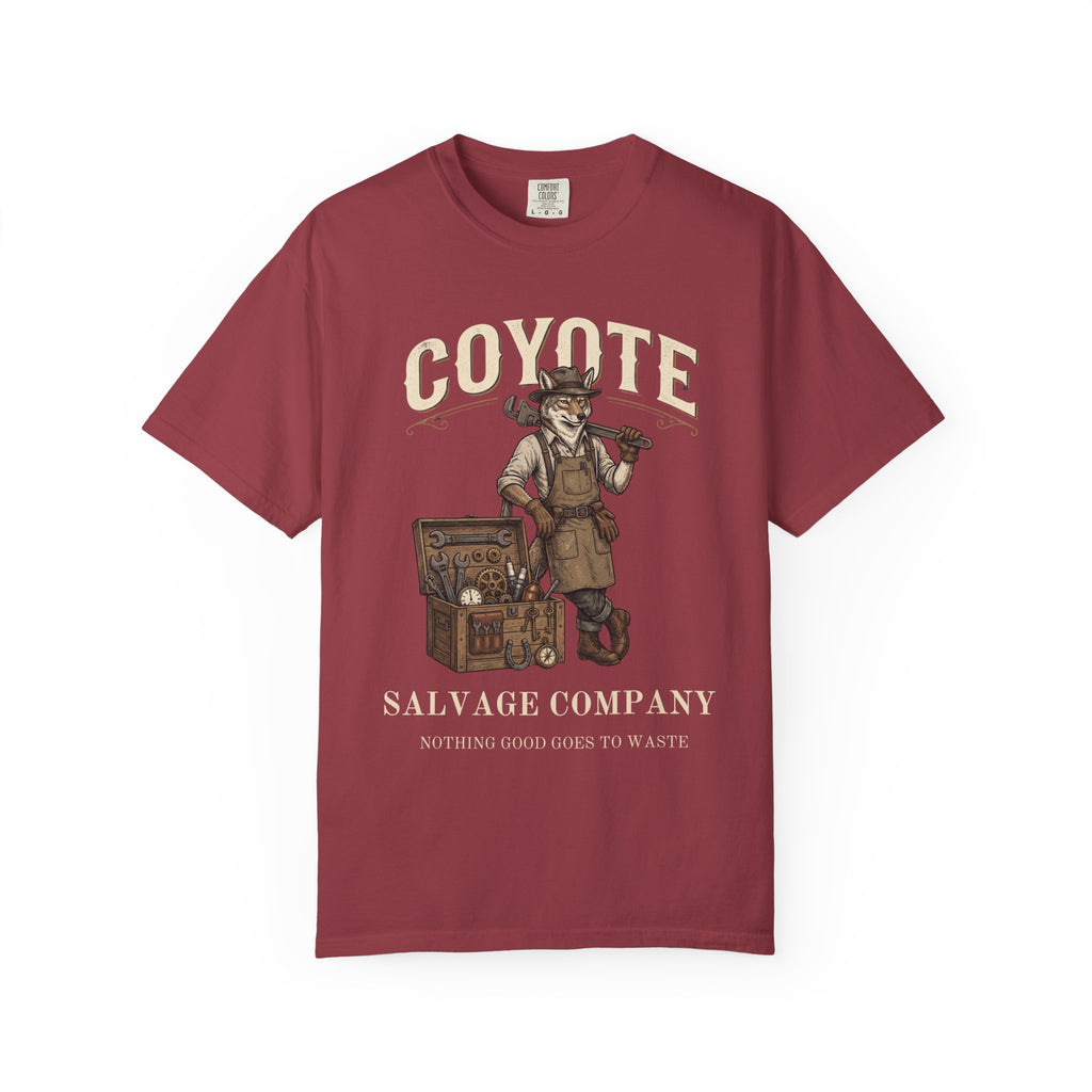 Coyote Salvage Co Vintage T-Shirt — Distressed Graphic Tee