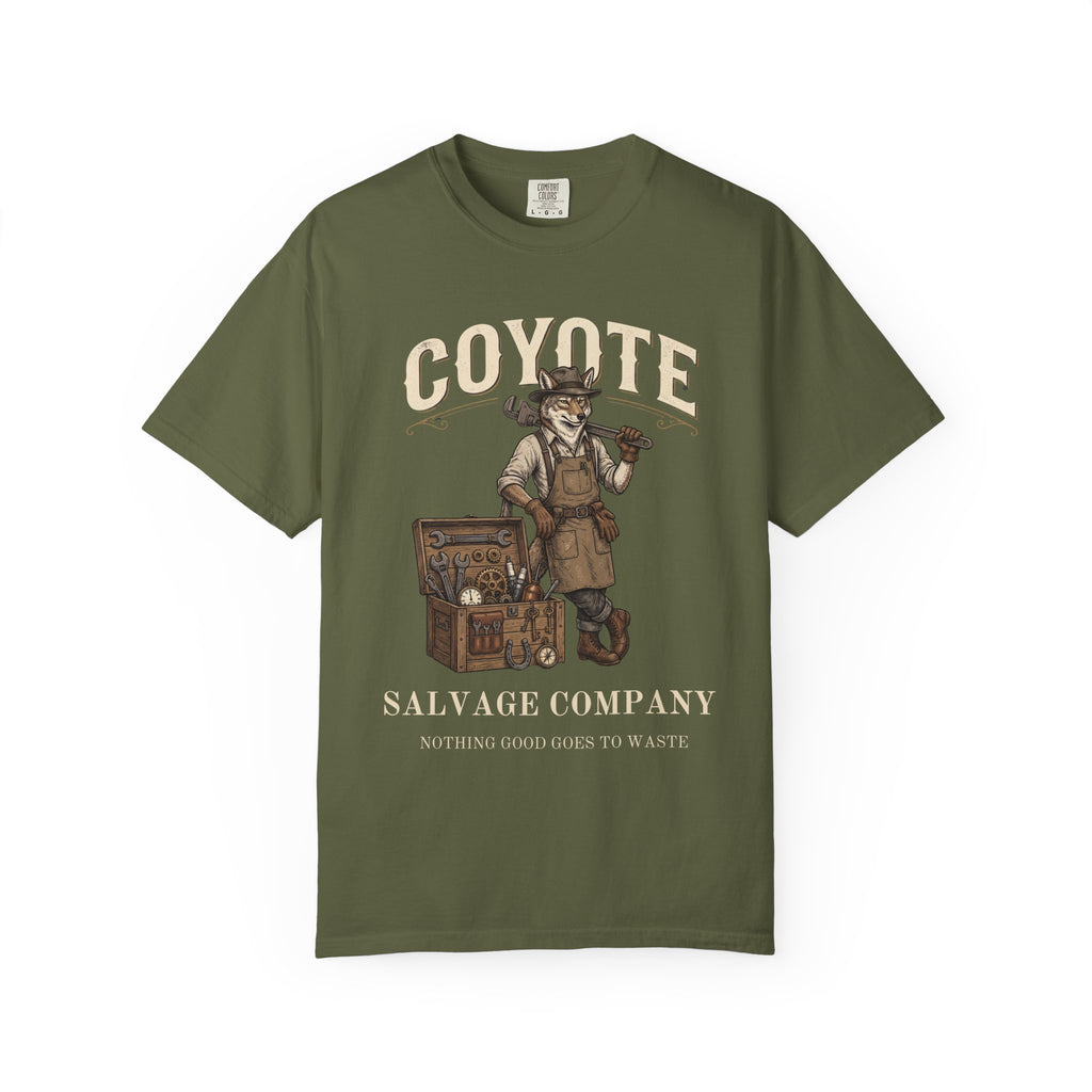 Coyote Salvage Co Vintage T-Shirt — Distressed Graphic Tee